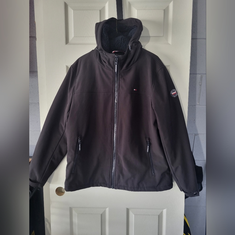 Tommy Hilfiger Water & Wind Resistant Jacket Men Black L